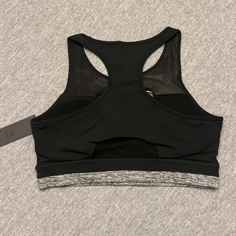 Mono B Black and White Sports Bras Intimates Collection - Picture 2 of 2